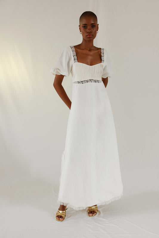 Ivory Tide Long Dress